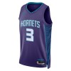Charlotte Hornets Terry Rozier III 3 Jordan 2022-23 Statement Edition Violetti Pelipaidat Swingman - Miesten